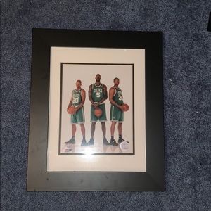 Brand new classic Celtics framed picture.